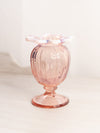 Vintage Westmoreland Glass Pink Opalescent Flower Rim Vase