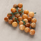 Vintage Light Brown Alabaster Stone Grapes