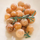 Vintage Light Brown Alabaster Stone Grapes