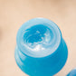 Antique Blue Opaque Glass Perfume Bottle and Cup (Set of 2)