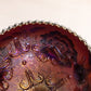 Antique Dugan Carnival Glass Footed Bowl with Handles
