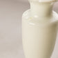 Antique Grey White Handpainted Opaline Glass Vase