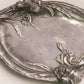 Antique James W. Tufts Boston Small Oval Silver Plated Floral Tray
