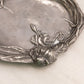 Antique James W. Tufts Boston Small Oval Silver Plated Floral Tray