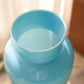 Antique Large Blue Handmade Opaque Glass Vase