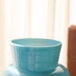 Antique Large Blue Handmade Opaque Glass Vase