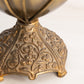 Antique Large Brass Decorative Ewer Pitcher with Floral Designs