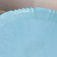 Antique Large Portieux Vallérysthal Blue Milk Glass Cake Stand