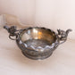 Antique Quadruple Silverplate Inverted Ruffle Squirrel Bowl