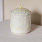 Vintage Medium Belleek Pottery Porcelain Neptune Lidded Jar