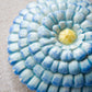 Vintage Blue Flower Lidded Dish Made in Italy