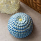 Vintage Blue Flower Lidded Dish Made in Italy