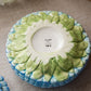 Vintage Blue Flower Lidded Dish Made in Italy