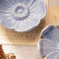 Small Ceramic Blue Flower Dishes (Set of 2)
