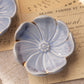 Small Ceramic Blue Flower Dishes (Set of 2)