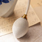 White & Blue Capodimonte Porcelain Flower Perfume Bottle