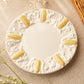 Bordallo Pinheiro Medium White & Yellow Corn Plate