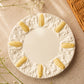 Bordallo Pinheiro Medium White & Yellow Corn Plate