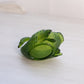 Boyd Dark Green Glass Swan Salt Cellar Toothpick Holder