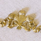 Brass Bow & Feather Wall Decor Accent