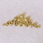 Brass Bow & Feather Wall Decor Accent