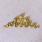 Brass Bow & Feather Wall Decor Accent