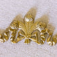 Brass Bow & Feather Wall Decor Accent