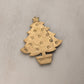 Brass Christmas Tree Trivet with Star
