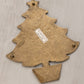 Brass Christmas Tree Trivet with Star