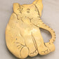 Medium Brass Elephant Trivet