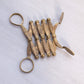 Antique Brass Extendable Scissor Ember Tongs