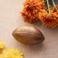 Small Brass Football Figurine or Paperweight