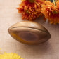 Small Brass Football Figurine or Paperweight