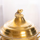 Brass Handled Lidded Vessel with Acorn Finial