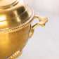 Brass Handled Lidded Vessel with Acorn Finial