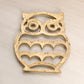 Medium Brass Owl Trivet