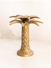 Medium Brass Palm Tree Candlestick