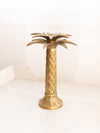 Large Brass Palm Tree Candlestick