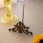 Ornate Brass Palmette & Scroll Plate Display Stand