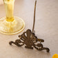 Ornate Brass Palmette & Scroll Plate Display Stand
