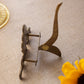 Ornate Brass Palmette & Scroll Plate Display Stand