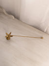Brass poinsettia Floral Leaf Candle Snuffer