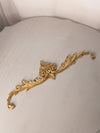 Brass Scroll Wall Decor Accent
