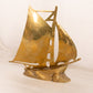 Medium Brass Ship Figurine