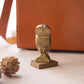 Vintage Small Brass Greek ΑΘΕ Owl of Athena Figurine