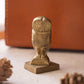 Vintage Small Brass Greek ΑΘΕ Owl of Athena Figurine