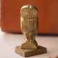 Vintage Small Brass Greek ΑΘΕ Owl of Athena Figurine