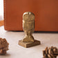 Vintage Small Brass Greek ΑΘΕ Owl of Athena Figurine