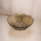 Vintage Anchor Hocking Radiance Brown Scalloped Bowl
