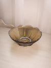 Vintage Anchor Hocking Radiance Brown Scalloped Bowl